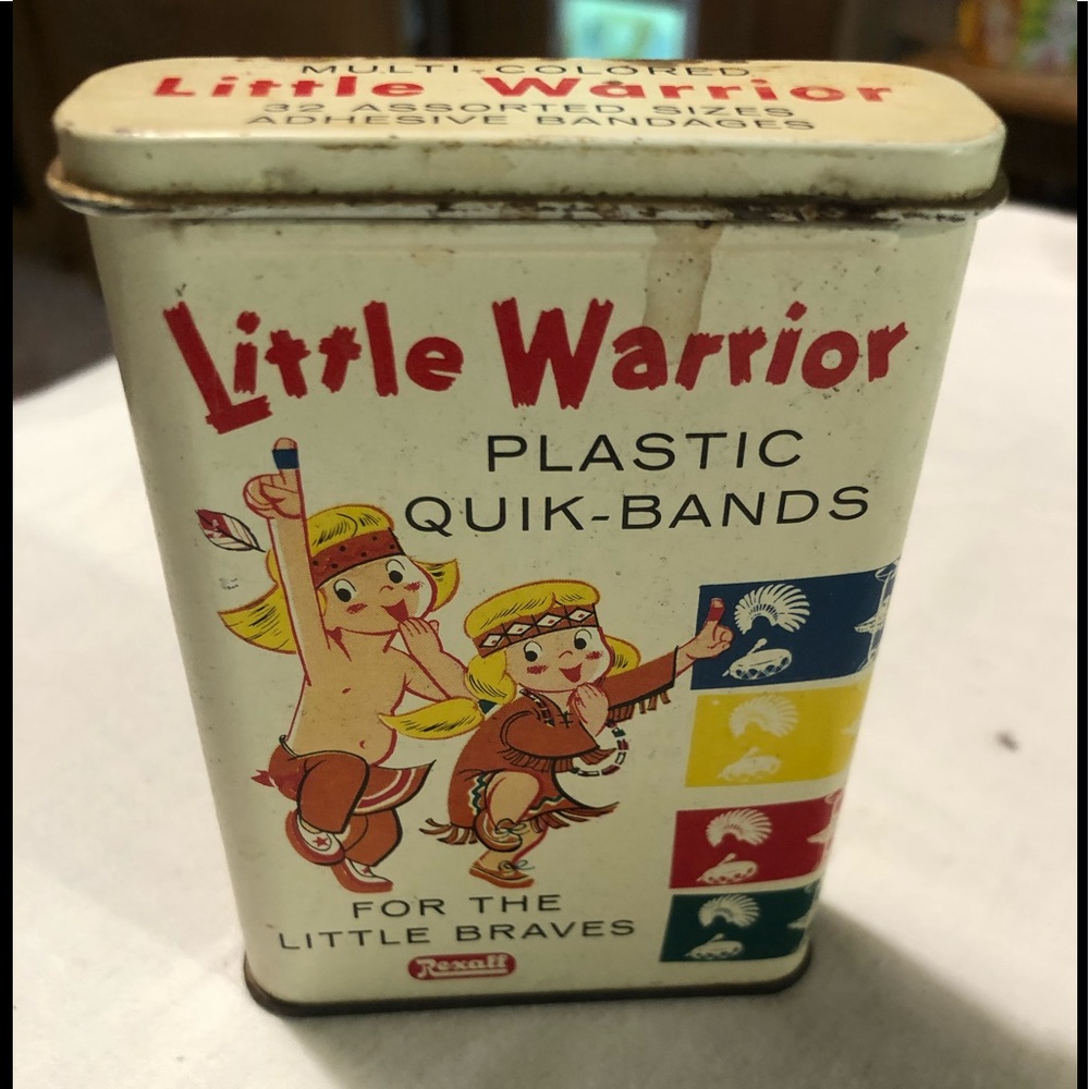 Vintage ‘Little Warrior’ Band-aide Tin